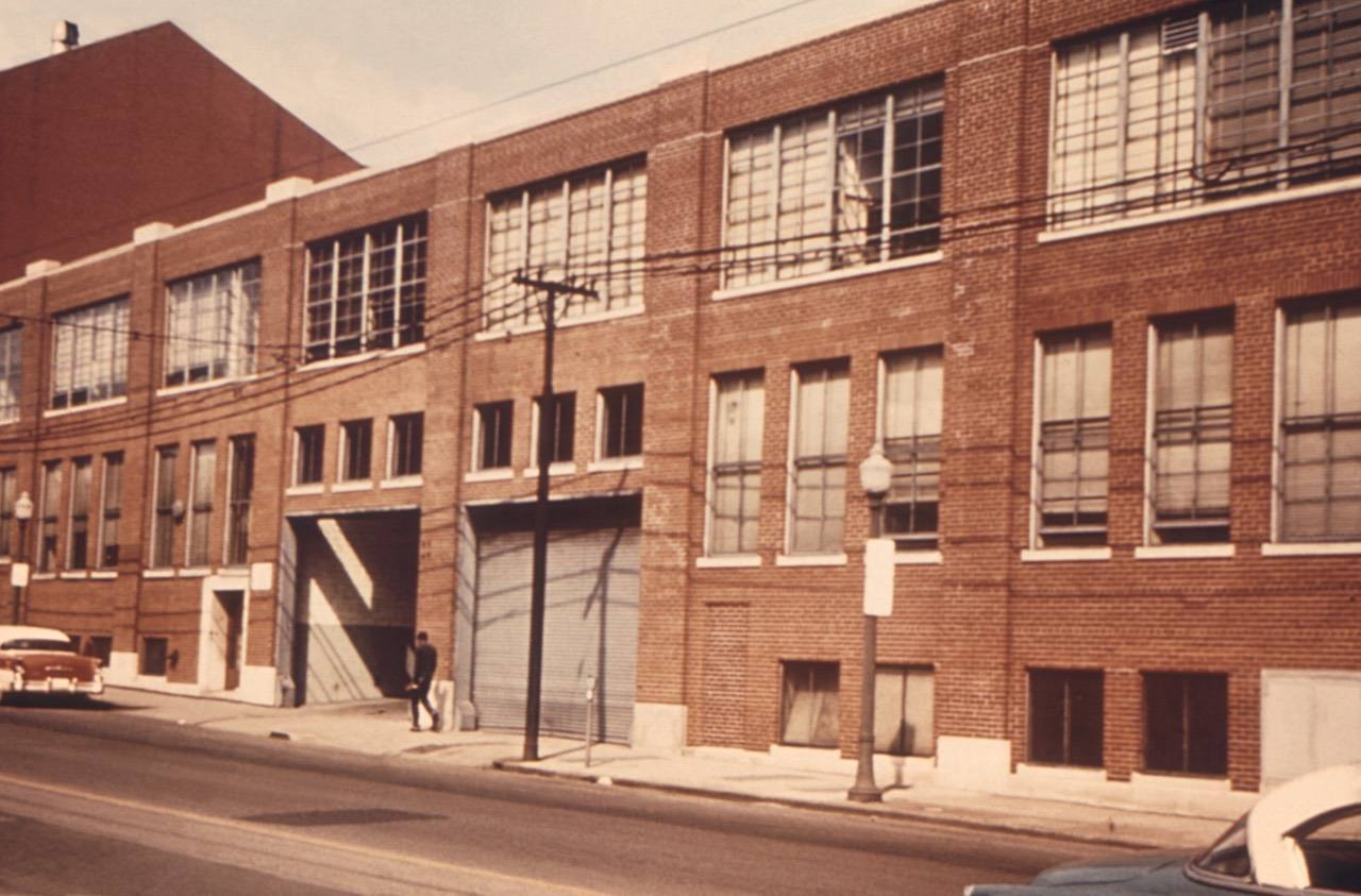 This historic photograph was captured in 1974. This red brick façade represents what was the former National Institute for Occupational Safety and Health (NIOSH