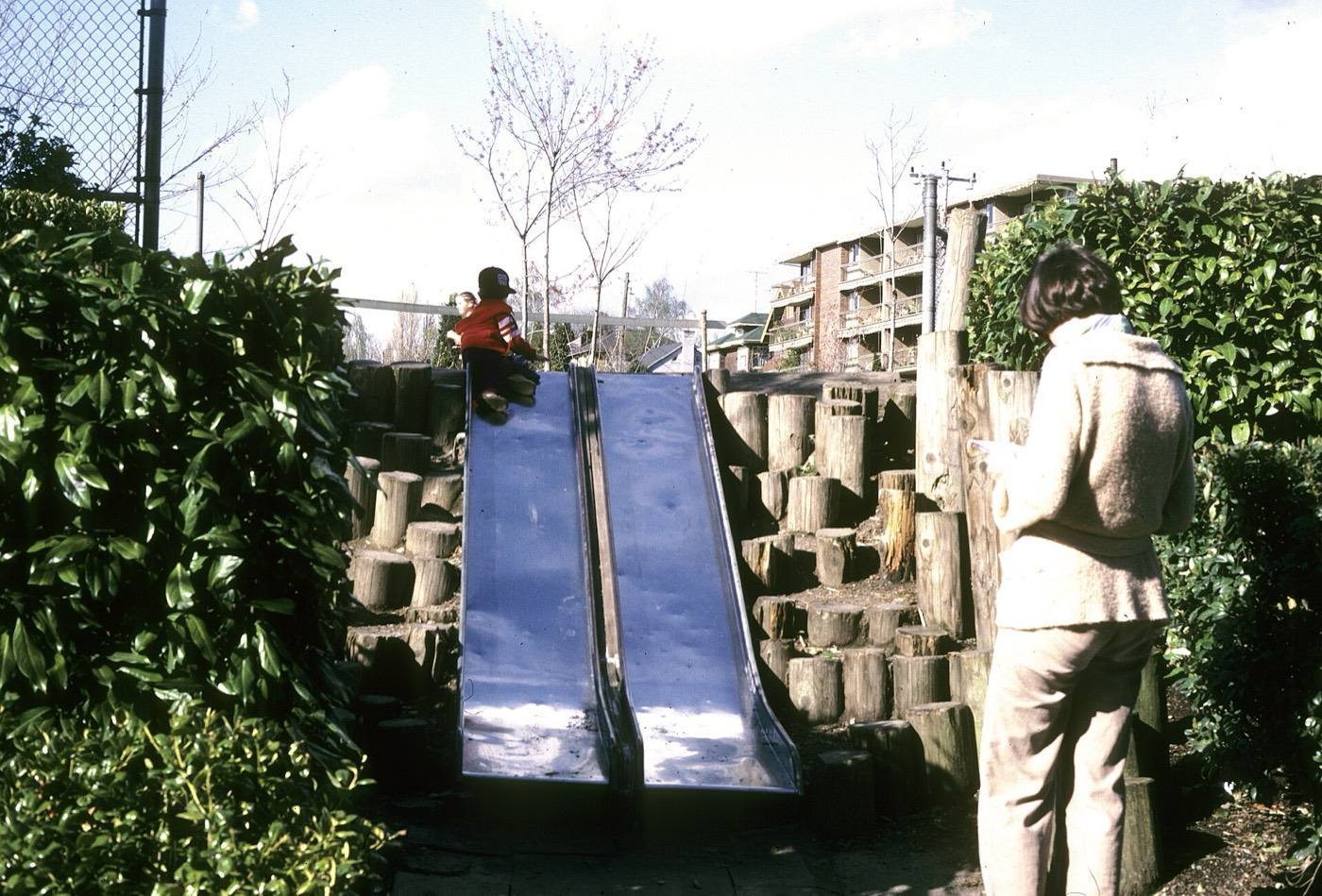 Lowell Playground, Seattle, Washington, U.S., circa 1970s.