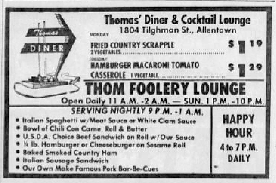 Thomas's Diner - 17 Jun MC - Allentown PA