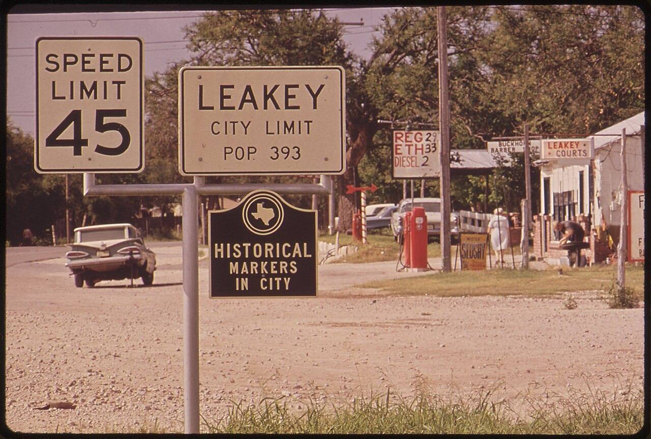 Leakey, a Small Town near Garner State Park, Derives Much of its Income from Summer Tourists and Fall Deer Hunters