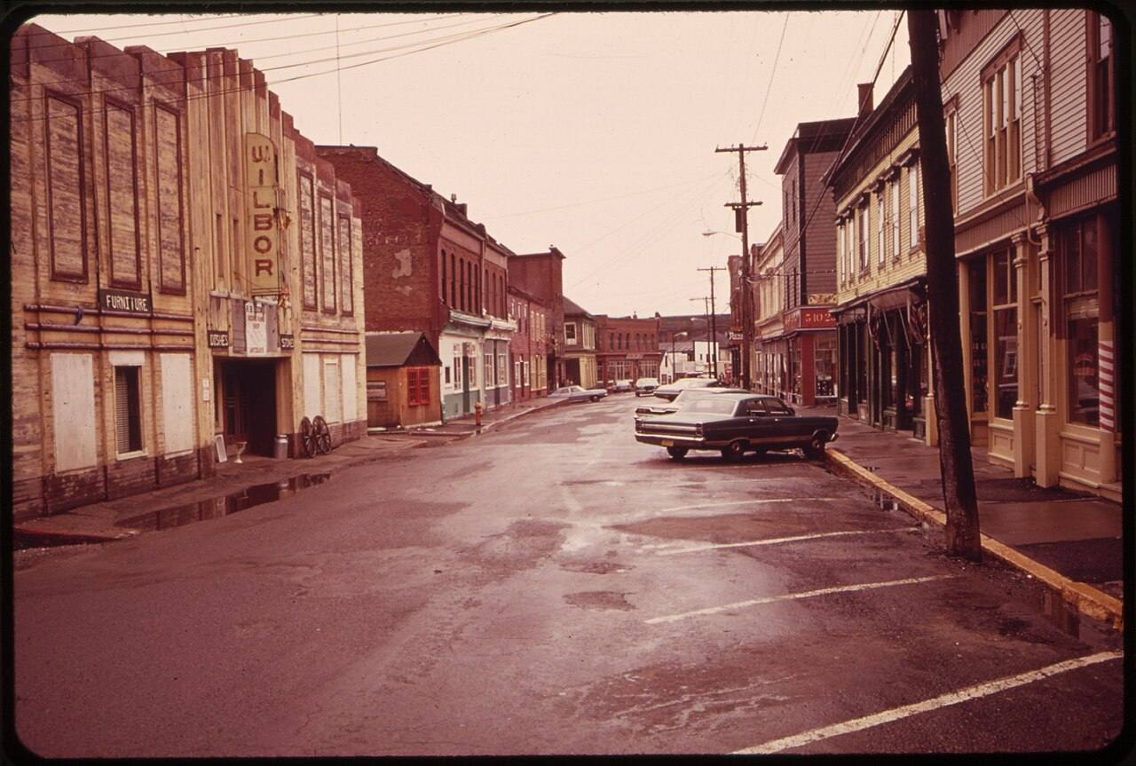 Main Street of Eastport at Midday
