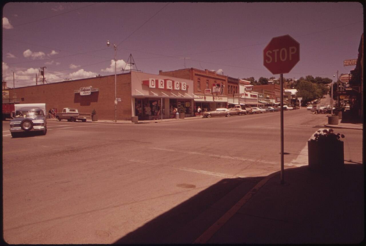 Rifle, the Major Community of Piceance Basin, is a Small Town with a One-street Business District