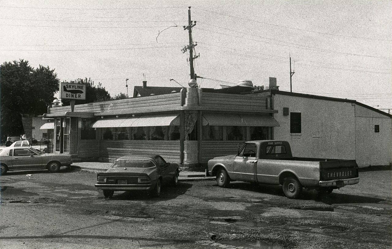 Skyline Diner New Jersey 1978 soft contrast