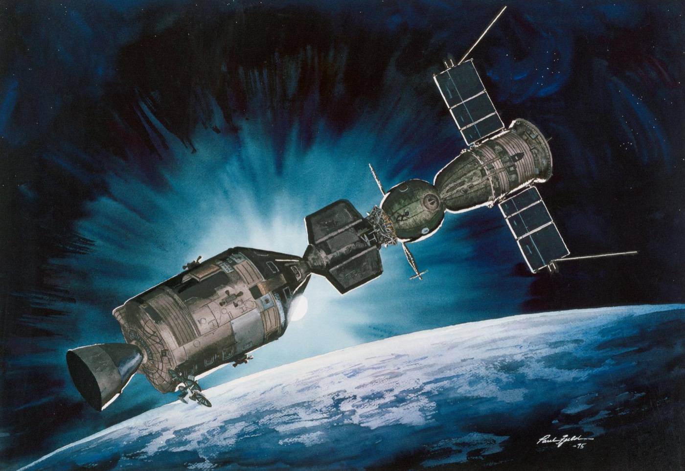 Apollo-soyuz Test Project (astp) - Artist Concepts