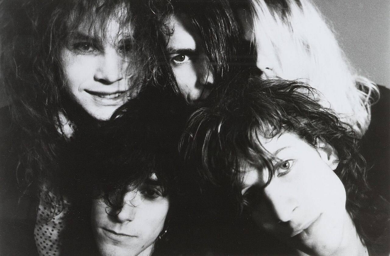 American grunge band Green River in a promo photo.