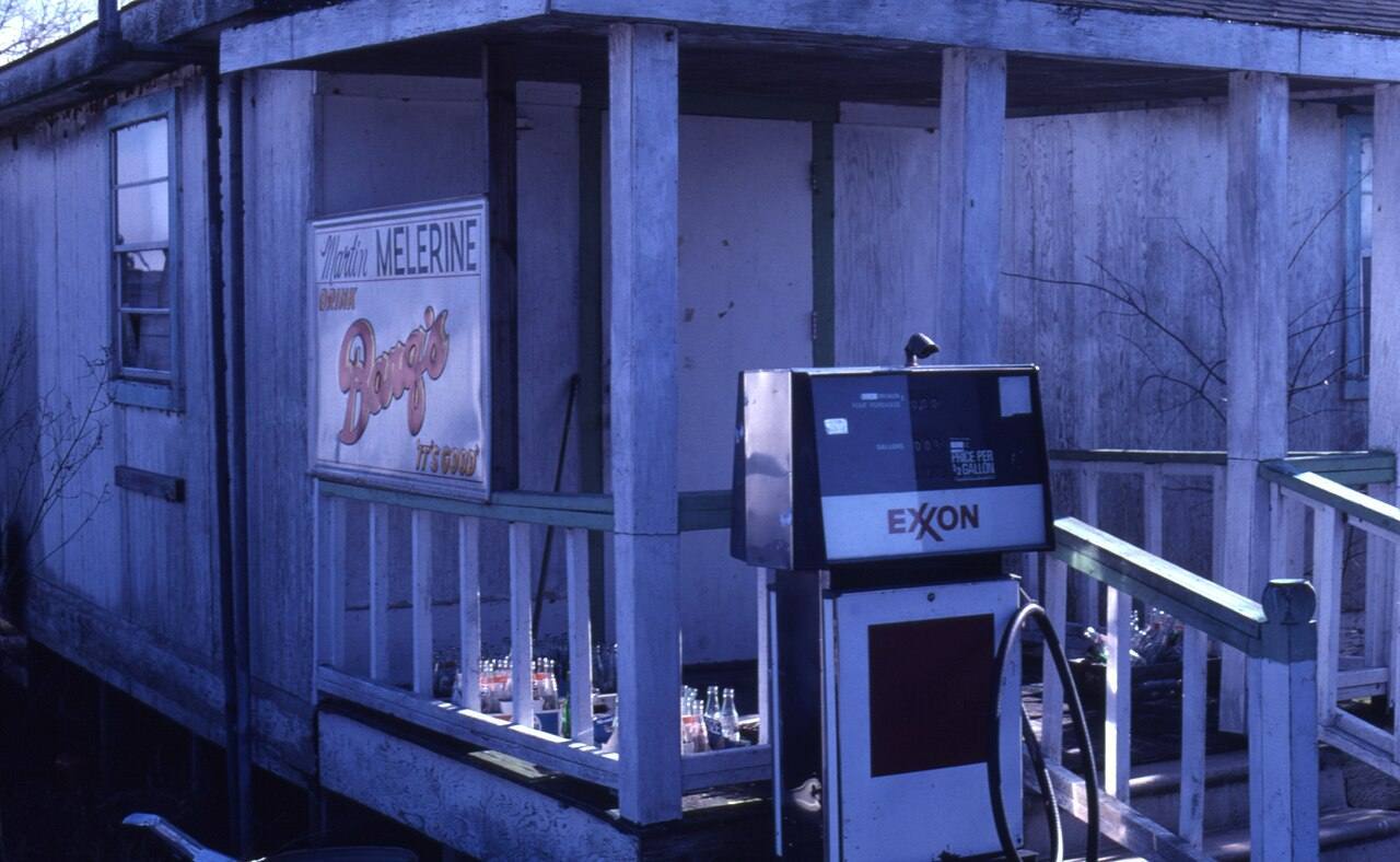 Small gas station, Delacroix, S Bernard Parish, Louisiana