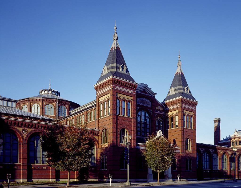 The Smithsonian Institution's Arts and Industries Building on the National Mall, Washington, D.C.