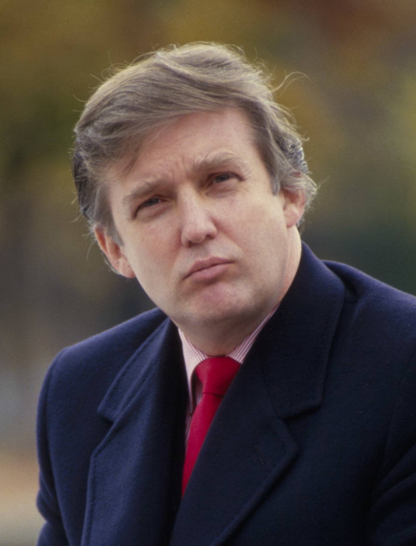 Donald Trump in the 1980s (cropped)