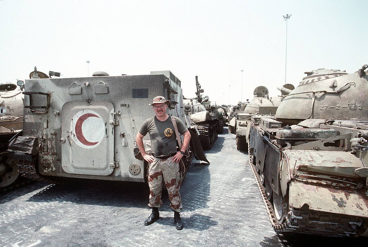 Captured Iraqi AFVs