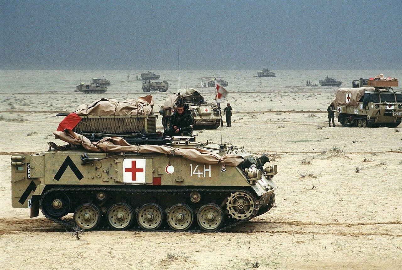 Medical Vehicles of the 7th Brigade Royal Scots