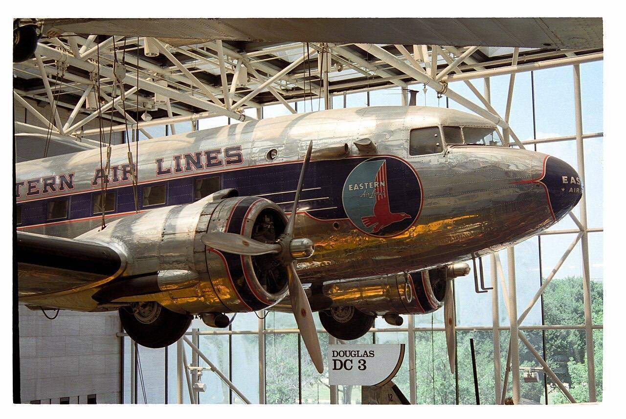Eastern Air Lines DC-3, Museum of Flight, Washington, DC, July 1995
