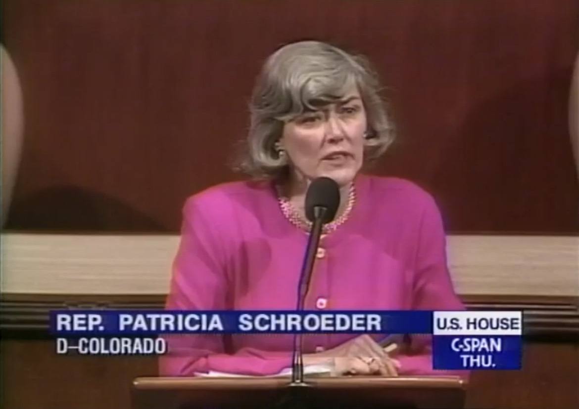 Pat Schroeder vs DOMA