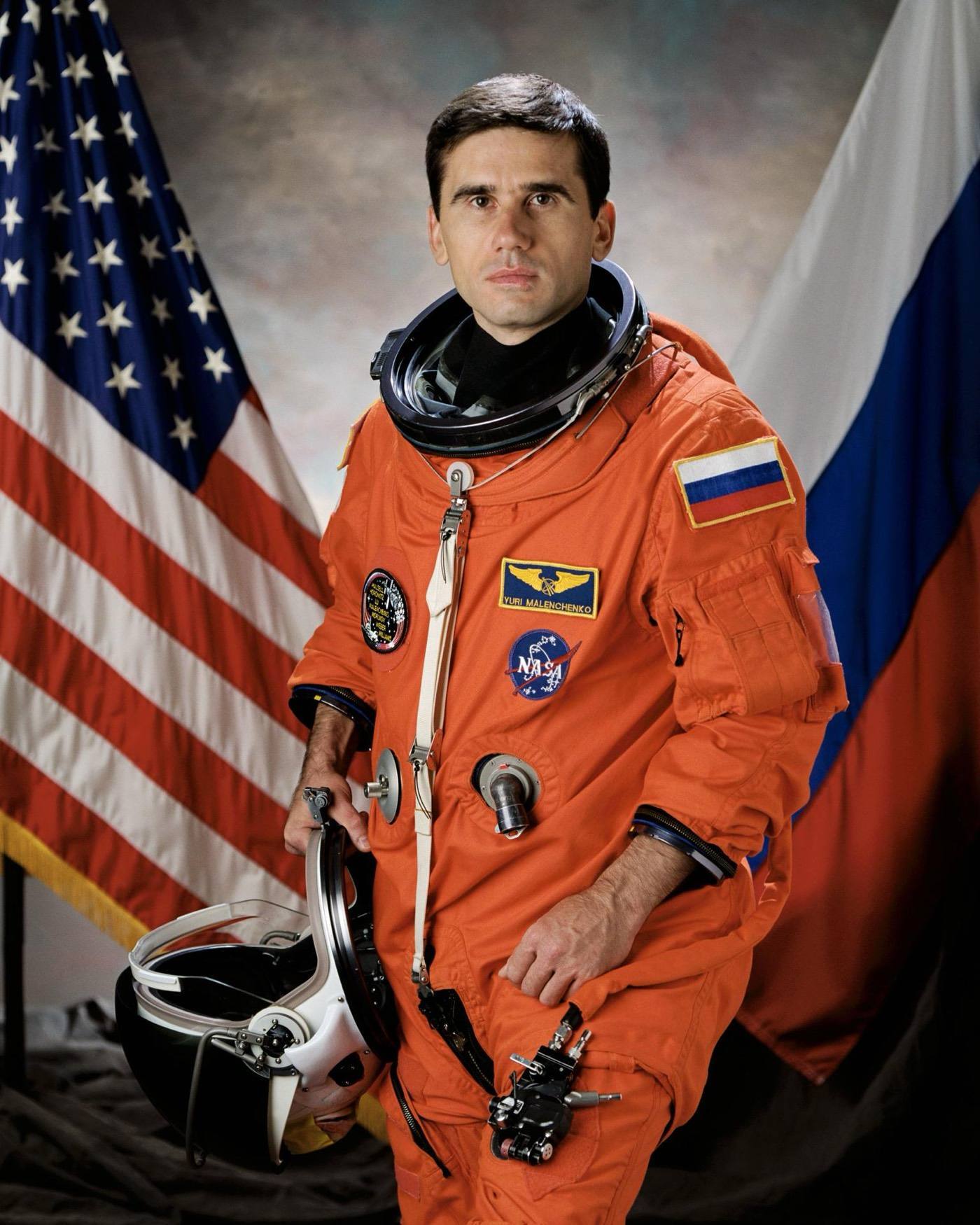 New official portrait of cosmonaut Yuri Malenchenko