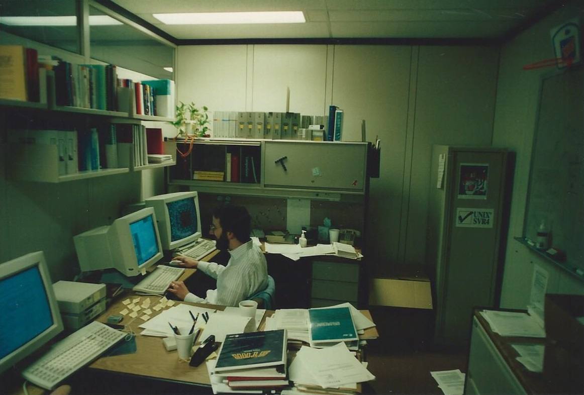 Office within the Unix System Laboratories building in Summit, New Jersey--March 1994