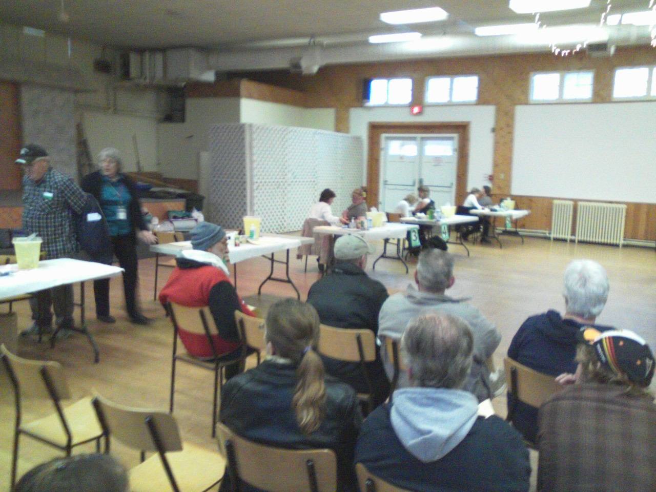 Inside H1N1 Imunization Clinic, Madoc, ON