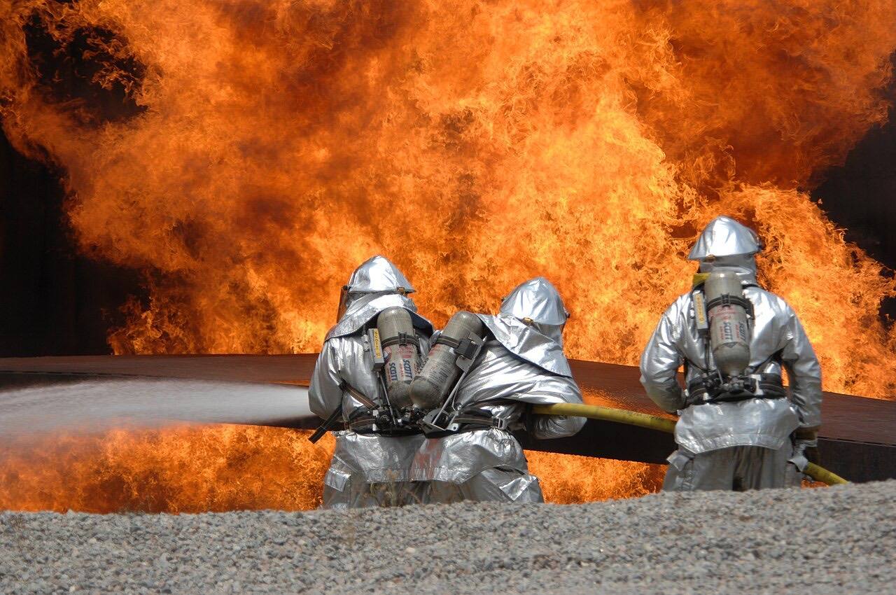 Firefighting exercise