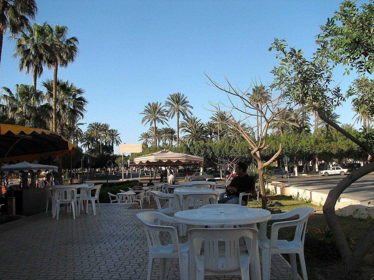 Coffee shop in the centre of Tripoli