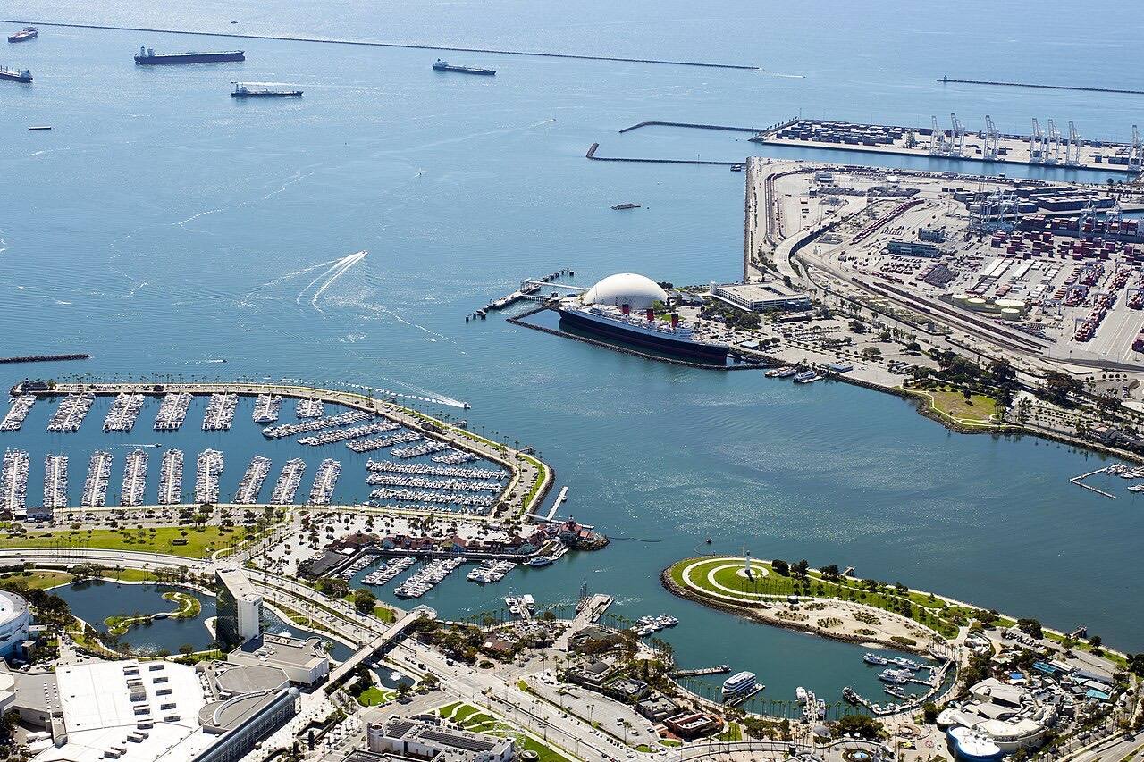 The port of Long Beach by Don Ramey Logan