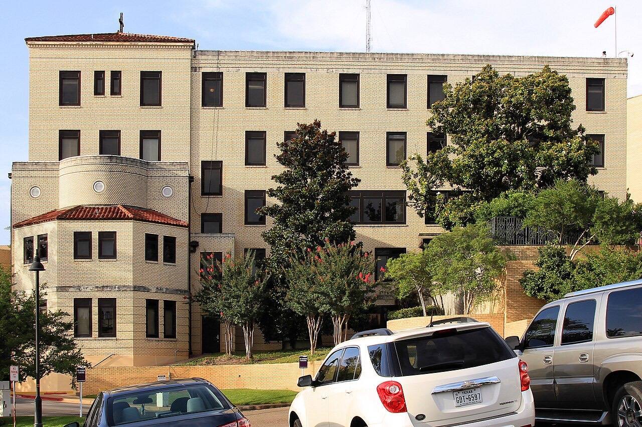 Part of Mother Francis Hospital in Tyler, Texas, United States.