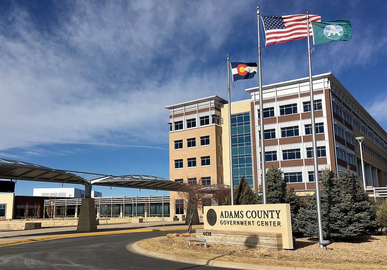 Adams County Government Center in Brighton, Colorado