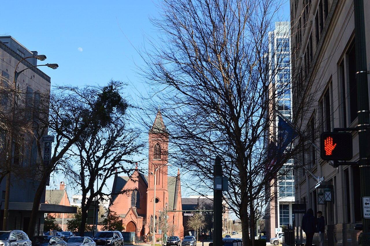Downtown Baton Rouge, Louisiana, 10 Feb 2022