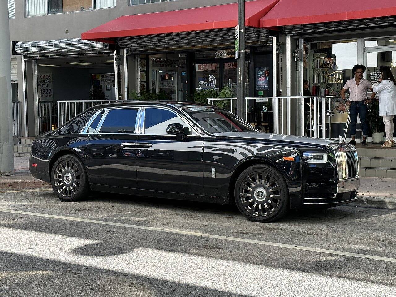 Rolls Royce in Downtown Miami, November 2022