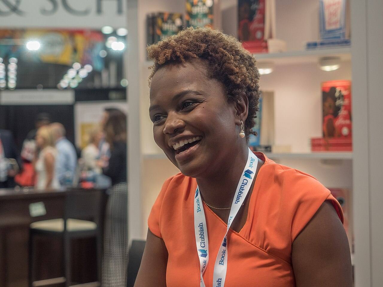 Karine Jean-Pierre at BookExpo at the Javits Center in New York City, May 2019.