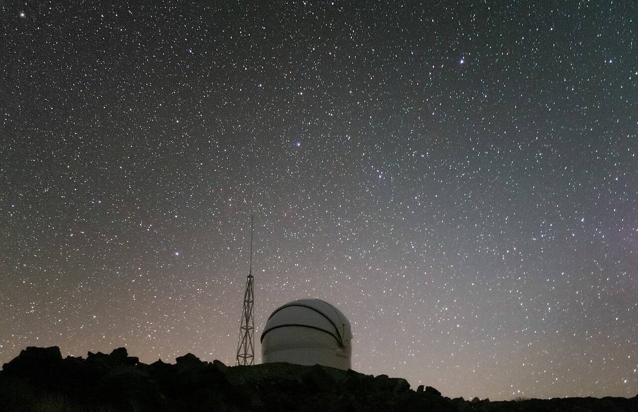 The Test-Bed Telescope 2 dome at night (eso2107h)
